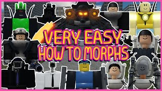 NEW UPDATE  All New Morphs  EPISODE 75  in Toilet Roleplay Roblox [upl. by Tewell823]