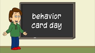 every goanimate behavior card day video [upl. by Camilo]