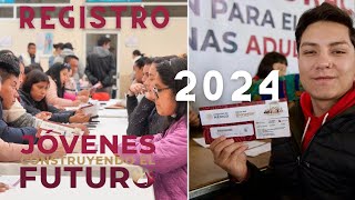 Como REGISTRARSE al programa Jovenes Construyendo el Futuro 2024 [upl. by Esoj]