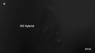 EPOS H3 Hybrid Closed Acoustic Gaming Headset with Bluetooth [upl. by Yhtorod27]