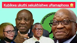 EZINGENAYO Owe MK obekwi Meeting namhlanje ubika ngesinqumo esithusayo esithathwe ngo Ramaphosa 😳 [upl. by Ralina]