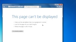 How to fix quotThis Page cannot be displayedquot error [upl. by Herries]