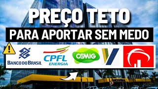 SUPER ANÁLISE VÁRIAS AÇÕES C PREÇO JUSTO HORA de APORTAR  CMIG4 BBAS3 CPFE3 VULC3 [upl. by Elfont]