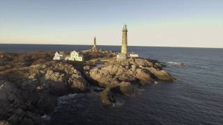 Thacher Island Twin Lights Rockport Ma [upl. by Alliehs]