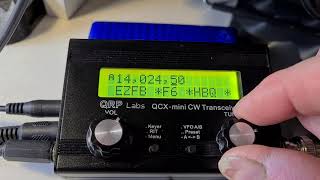 Qrp laps Qcx mini on receive [upl. by Lidia287]