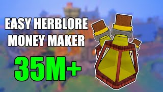 Easy Herblore Money Maker 35M Runescape 3 2024 [upl. by Sofko]