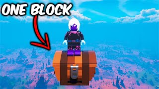 LEGO FORTNITE But Its Only 1 Block [upl. by Avis]