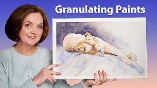 How to use Granulating Paints Watercolour Tips for Beginners [upl. by Tega]