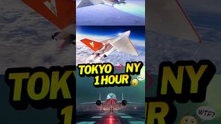 New York to Tokyo 1 Hour Flight  Aerospace Revolution Hypersonic Future shorts aviation [upl. by Aiyekal]