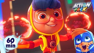 Clays True Power AWAKENS  Action Pack 🦸  Action Cartoons For Kids [upl. by Vedis96]