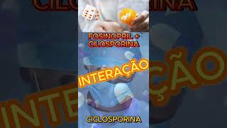 Fosinopril interação com ciclosporina saudeebemestar [upl. by Leyes]