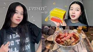 vlog UPDATE ON LIFE grwm đi dẩy da bị nấm mèo review makeup chị Quách Ánh [upl. by Jon680]