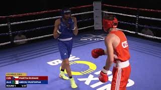 Mustapha Abdou ALG vs Martin Rusňák CZE World Boxing U19 Championships 2024 QFs 75kg [upl. by Etra]