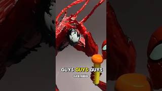 Let’s Hear It  carnage venom spiderman revoltech marvel stopmotion shortsviral foryou [upl. by Aicitel]