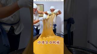 How the Chinese make delicious sesame kaza।🧐😱shortvideo amazingfacts [upl. by Oiramej]