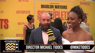 Director Michael Tiddes on his new movie Sextuplets with Marlon Wayans [upl. by Arhaz]