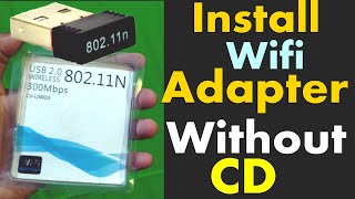 How to Install Wifi Driver Without CD in any Laptop  PC WindowLinuxMac  window 788110 [upl. by Sevik852]