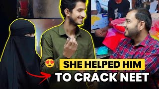 रोटी Seller Become Topper  She helped him to crack NEET😍 LIVE with ALAKH Sir in class [upl. by Eet46]