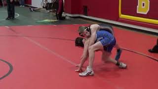 96 lbs OAC JH Brecksville Owen Tarnai vs Braeden Beck [upl. by Annayek]