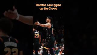 Damion Lee gets the crowd going  Phoenix Suns shorts [upl. by Jasisa]