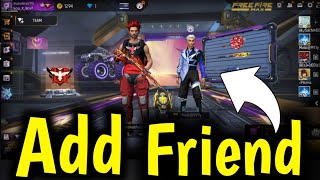 how to add friend in free fire Max  free fire max mein friend ko add kaise kare [upl. by Nueoras]