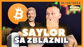 SAYLOR SA ZBLÁZNIL  BITCOIN ETF TRHAJÚ REKORDY BTC kryptoraňajky [upl. by Asir193]