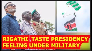 🔥🔥🔥FIRST TIME DP RIGATHI HAS FELT LIKE PRESIDENT OF KENYA IN MOMBASA MILITARY MEN ENTERTAINING HIM [upl. by Jacoby]