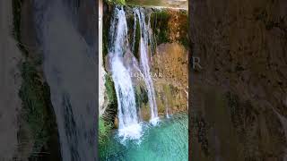 Our 103rd Waterfall Azud Alquezar SPAIN travelcouple spainadventure waterfallhike [upl. by Aneladgam]