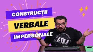 Construcțiile verbale impersonale scurtă lecție video [upl. by Niliak]