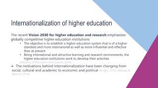 Internalization of Higher Education [upl. by Pinkerton]