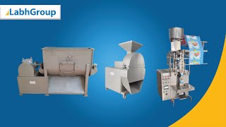 Detergent powder production line  Washing powder making machine Labh Group [upl. by Linell]