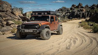 Solo trip through the Cederberg Wilderness Wuppertal to Eselbank  Jeep Expedition Overland Trip [upl. by Nosle503]