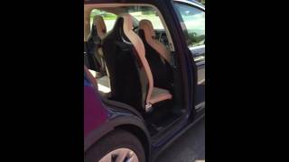 Tesla Model X 3rd Row Seats How To [upl. by Karleen]