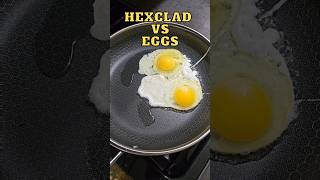 Hexclad vs Eggs hexclad cooking eggs cookingvideo cook cookingvideos [upl. by Soulier995]