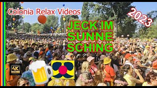 Köln  Cologne Jeck im Sunnesching das Festival 2023 ♥ Miljö und Bläck Fööss Live 4k Walk Germany [upl. by Adiehsar]