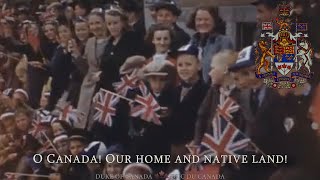 National Anthem of Canada Retro version O Canada pre1980 lyrics [upl. by Keyes]