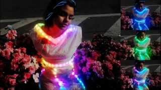 Led Dress RGB Neopixel Arduino Wearable [upl. by Frasier]