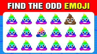 60 puzzles for GENIUS  Find the ODD One Out  Emoji Edition 🍟 [upl. by Voleta]