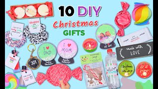 10 DIY BEST CHRISTMAS GIFT IDEAS  Gifts For Best Friend Family Secret Santa  Quick amp Easy [upl. by Valtin]