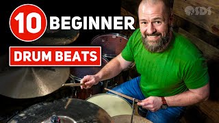 10 Beginner Drum Beats  Go From quotNoquot To quotProquot [upl. by Neersan]