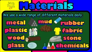 Different types of Materials and their Properties  What are Things Made From [upl. by Oregolac]