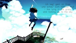 Nightcore  So ein schöner Tag Fliegerlied Lyrics  Translation [upl. by Belsky]