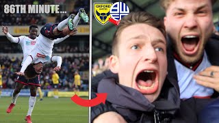 Away end scenes as Bolton comeback TWICE to win [upl. by Kiki]