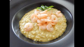 Safran Risotto mit Garnelen [upl. by Treblah195]