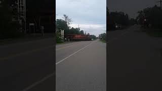 CP 8786 West Passing By DrumboMilepost 73 On The Galt Subdivision In Drumbo Ontario 062024 [upl. by Markland819]