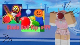 Playing Blade Ball Ripoff Games [upl. by Voltmer751]