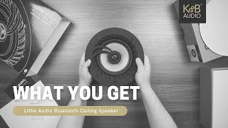 Lithe Audio Bluetooth Ceiling Speaker  What You Get Unboxing [upl. by Yasui37]