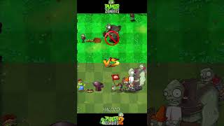 Pvz vs pvz 2  Squash Doom shroom Cactus Team Vs Gargantuar zombie Team shorts [upl. by Winne]