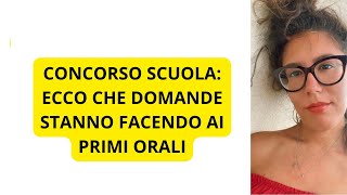 CONCORSO DOCENTII PRIMI FEEDBACK DAGLI ORALI INFANZIAPRIMARIA [upl. by Oir]