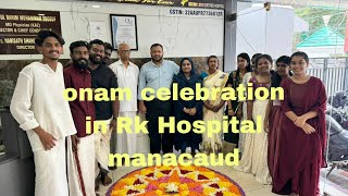 onam 2024 pookalam onam vibe Rk Hospital kerala festival trending youtubevideo [upl. by Rafaelia922]